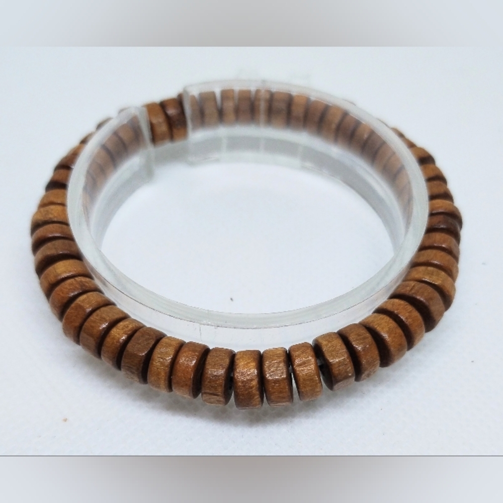 Men's Bracelet Beaded Beads Brown New‎ f68
